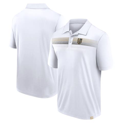Men's Fanatics Branded White Vegas Golden Knights Victory For Us Interlock Polo