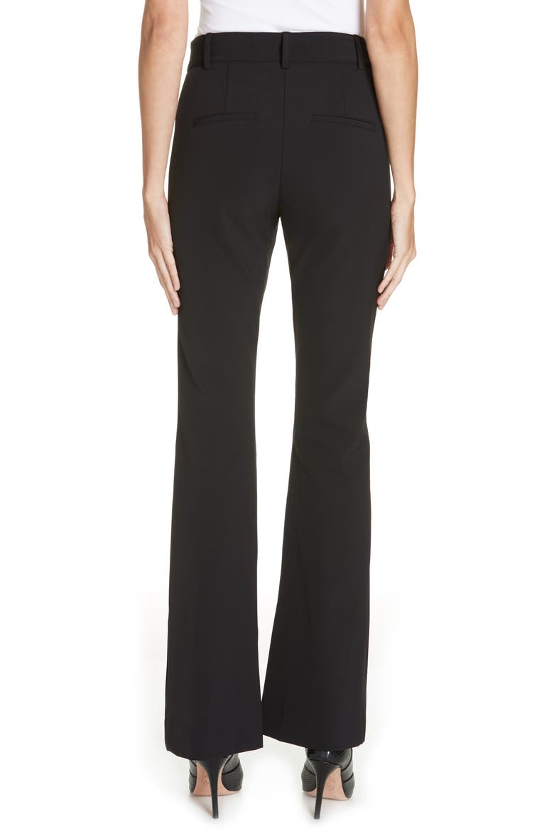 Hibiscus Flare Pants, Alternate, color, BLACK