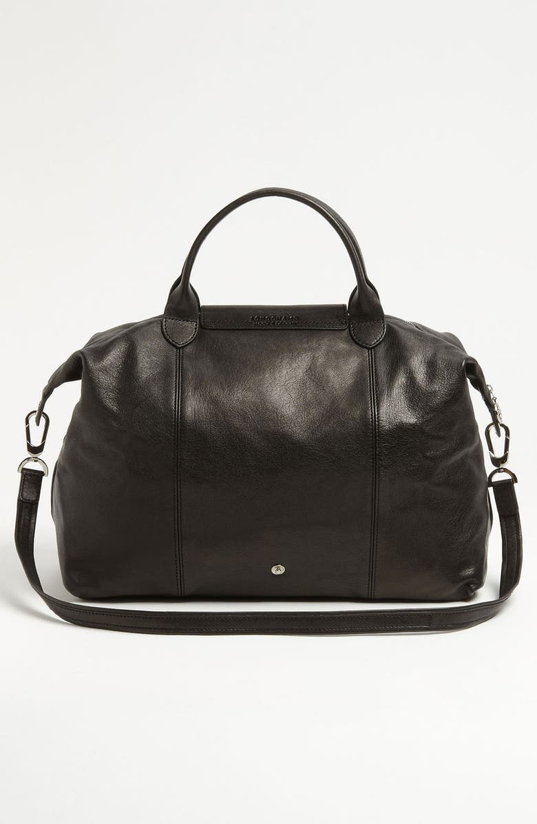 Longchamp 'Le Pliage Cuir' Leather Handbag, Alternate, color,