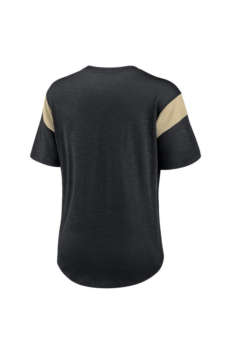 Nike Women's Nike Heather Black New Orleans Saints Primary Logo Fashion Top, Alternate, color, 