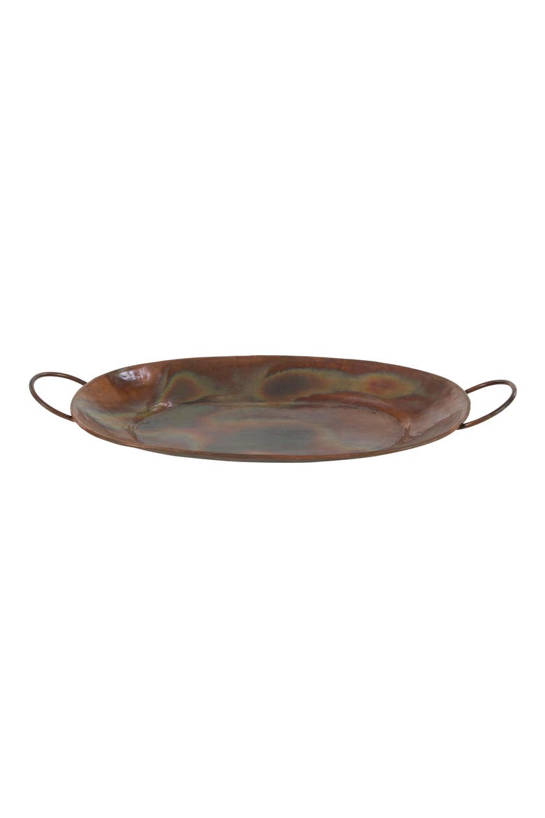 Copper Metal Rustic Tray - Set of 3, Alternate, color, MULTI
