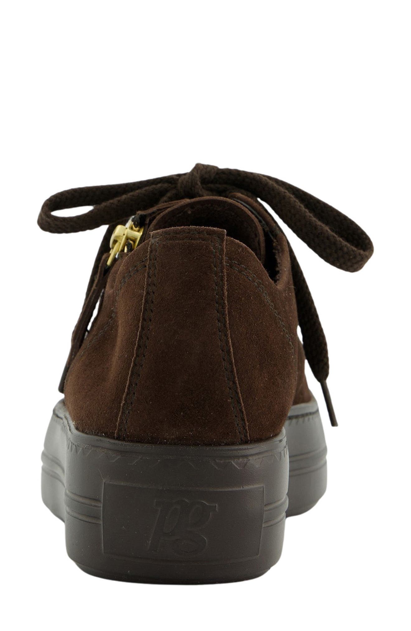 Fresno Leather Sneaker, Alternate, color, CHOCO SUEDE