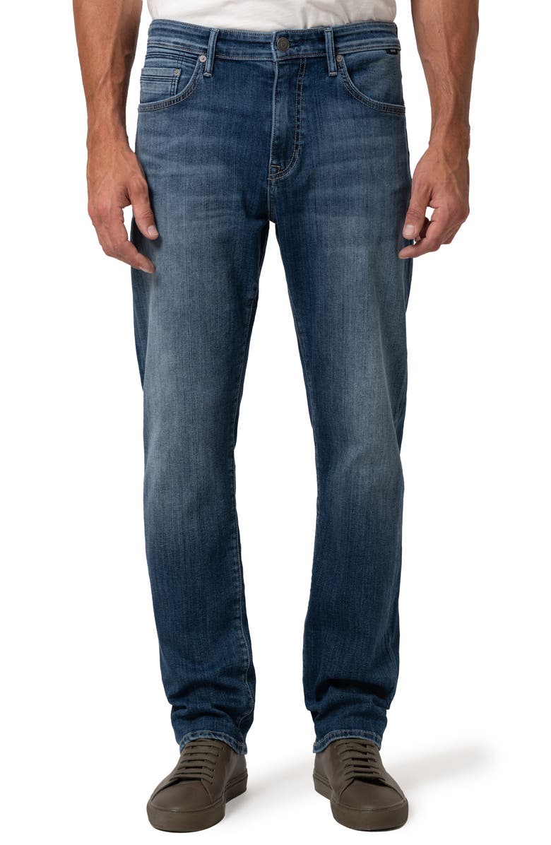 Mavi Jeans Marcus Slim Straight Leg Jeans, Main, color, Dark Brushed Williamsburg