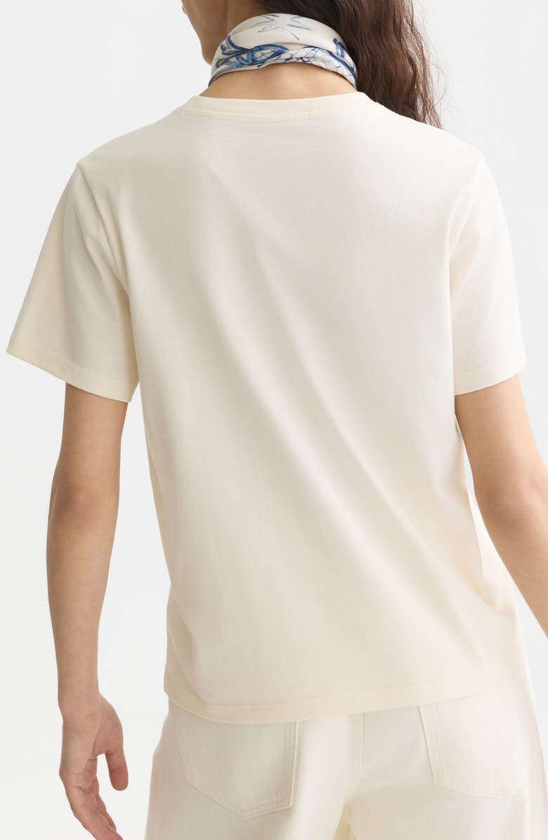 Scotch & Soda Logo Graphic Cotton T-Shirt, Alternate, color, Eggnog