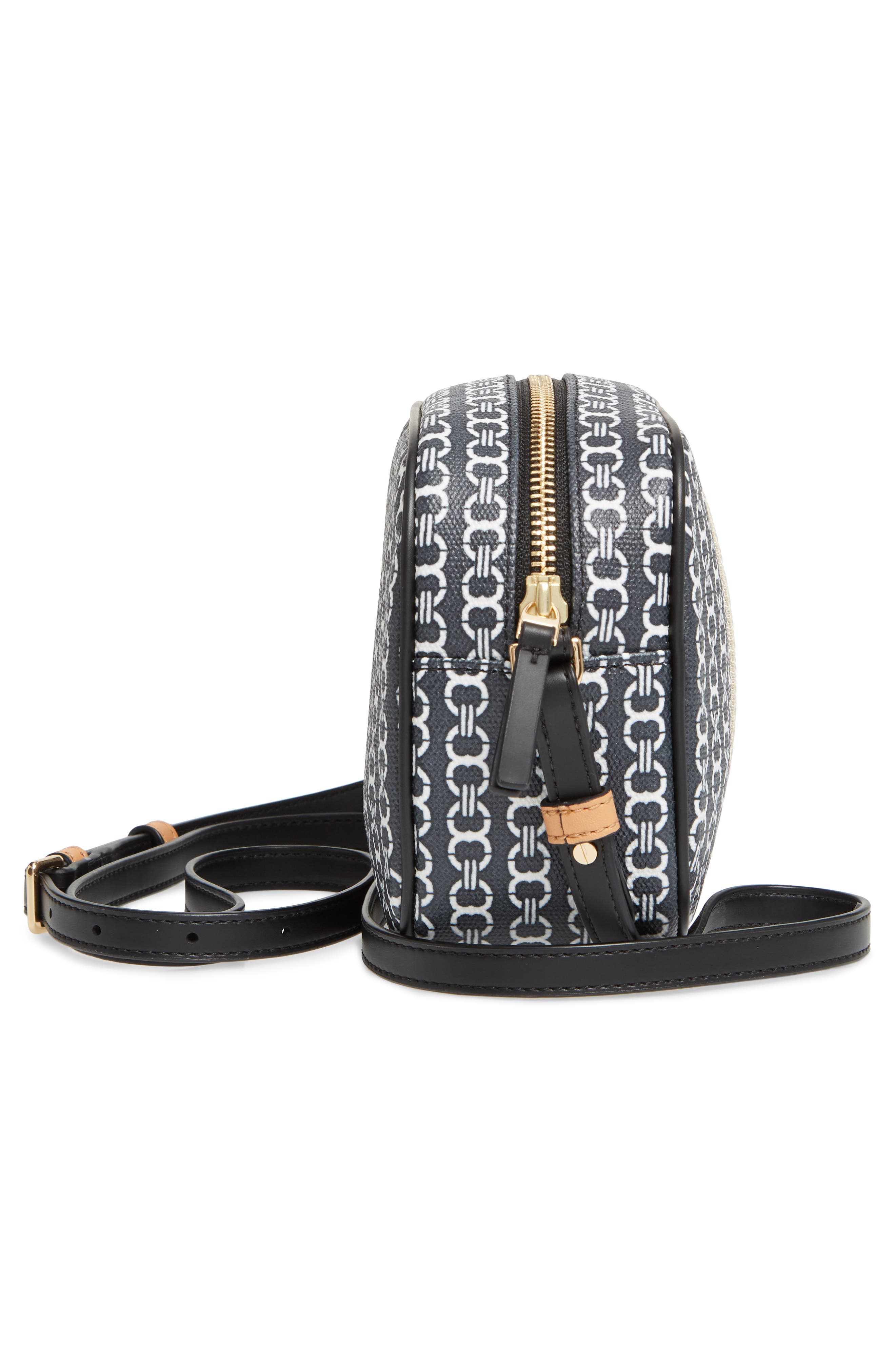 Tory Burch Gemini Link Canvas Camera Bag, Alternate, color, 