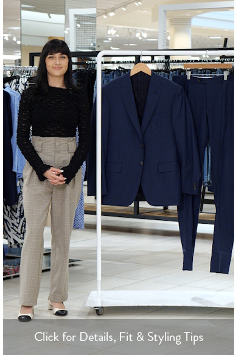 Siena Regular Fit Navy Wool Suit video