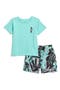 Kids' Jersey Graphic T-Shirt & Swim Shorts Set