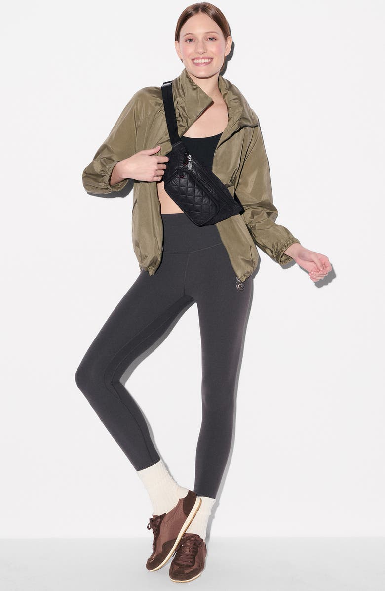 MZ Wallace Small Metro Quilted Nylon Sling Bag, Alternate, color, Black