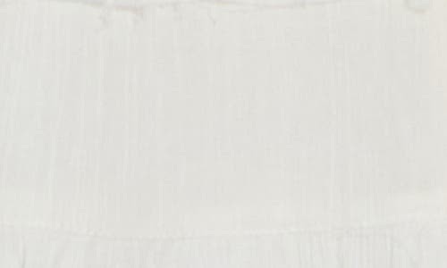 Know One Cares Sleeveless Ruffle Tiered Minidress In White