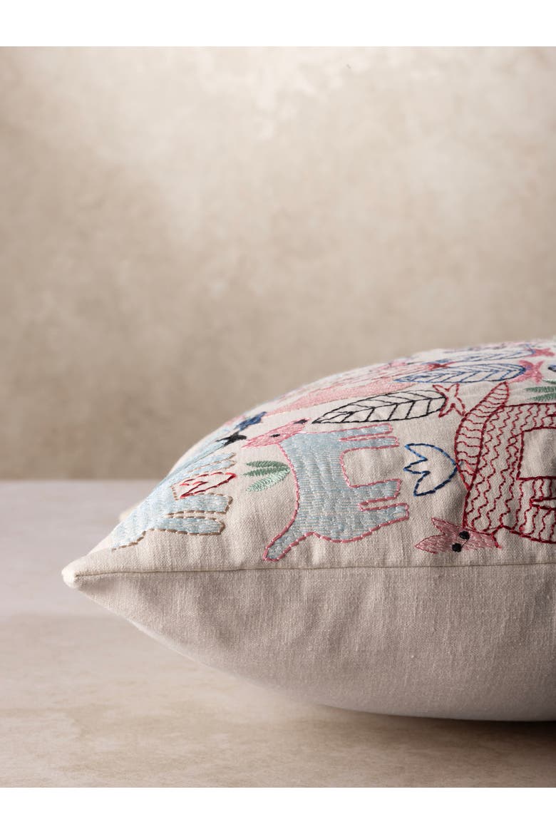 Phoenix Throw Pillow Cover, Alternate, color, Multicolored