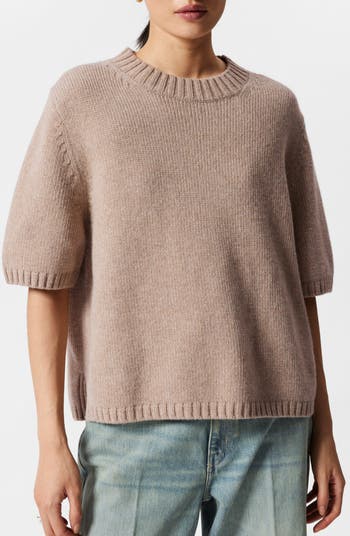 Other Stories Short Sleeve Wool Cashmere Sweater Nordstrom