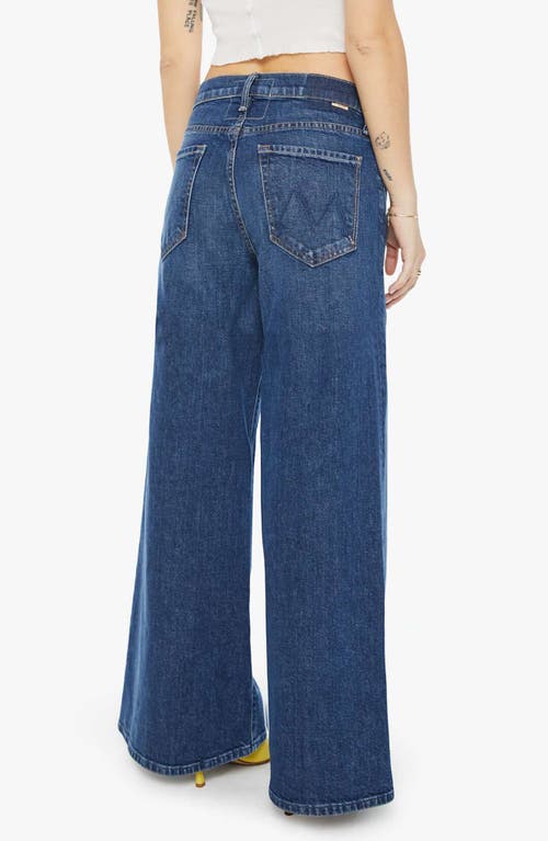 Mother The Twister Sneak High Waist Flared Wide Leg Jeans In Cannonball