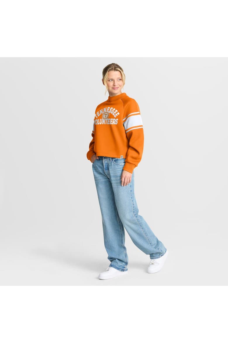 Women's Fanatics Tennessee Orange Tennessee Volunteers Oversized Hometown Premium Punt Coverage Raglan Pullover Sweatshirt, Alternate, color, Tennessee Orange