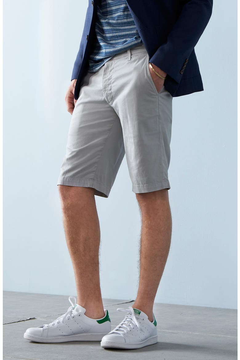 Griffin Regular Fit Chino Shorts, Alternate, color, WHITE