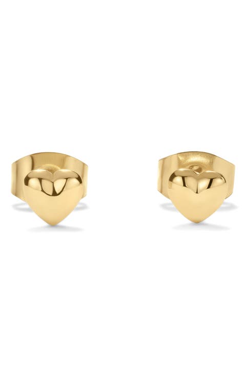Mini Heart Stud Earrings