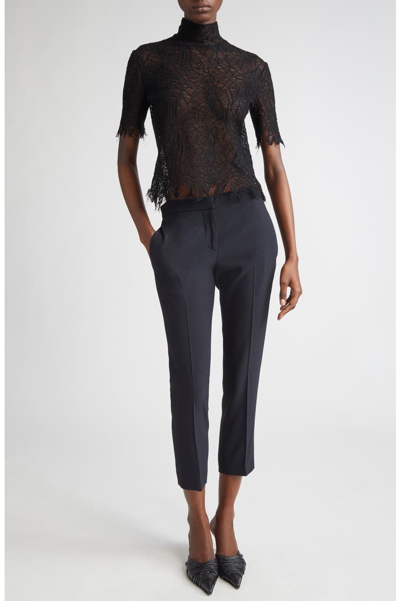 Cobweb Lace Top, Alternate, color, BLACK