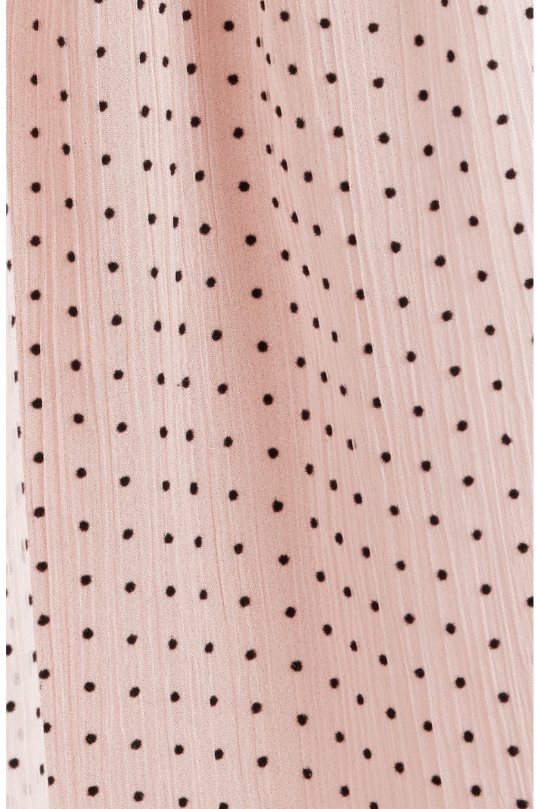 Linette Dot Print Woven Shirt, Alternate, color, PINK