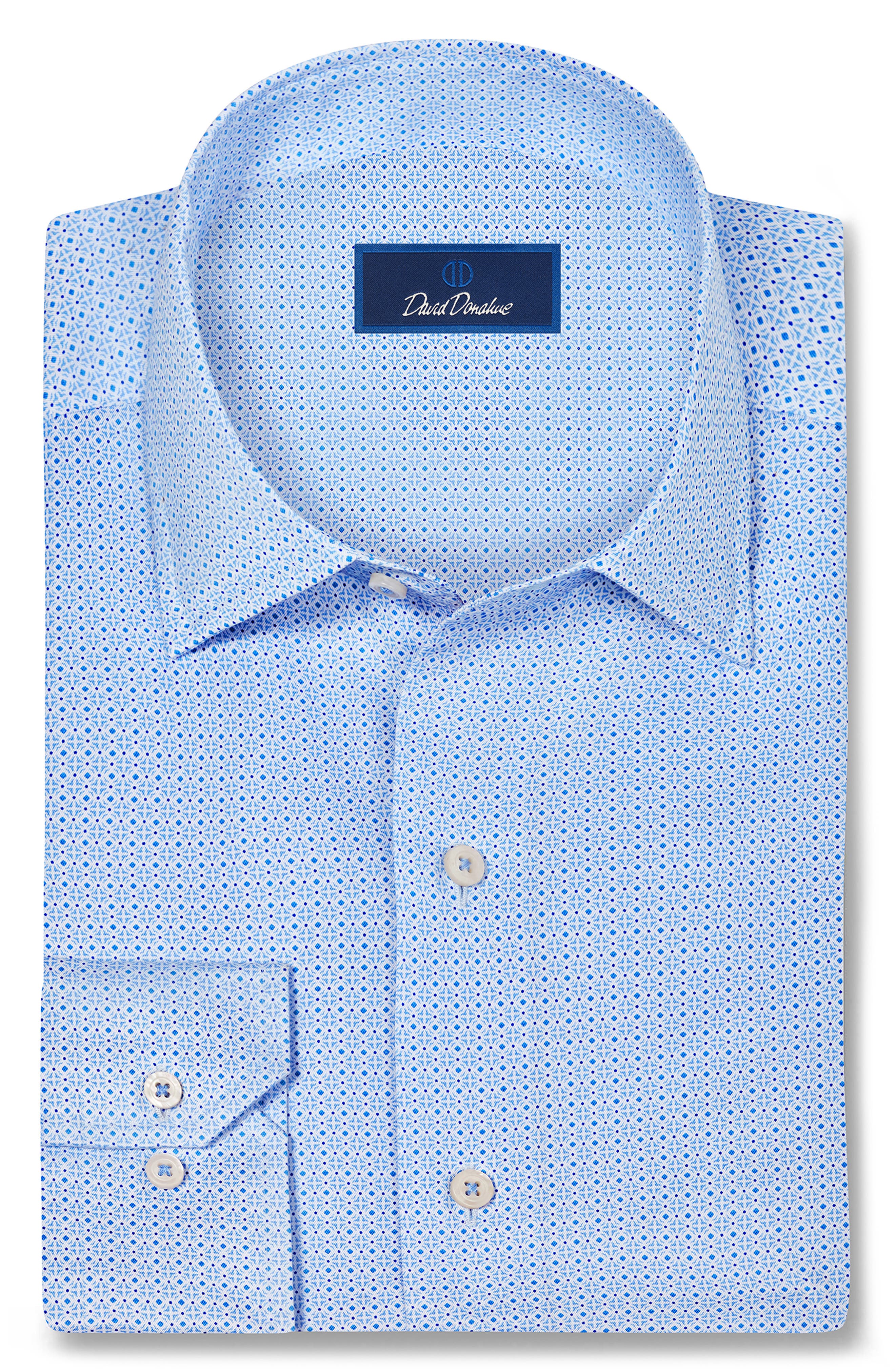 Geometric Cotton Sport Shirt