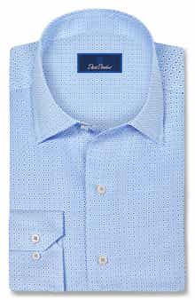 Geometric Cotton Sport Shirt
