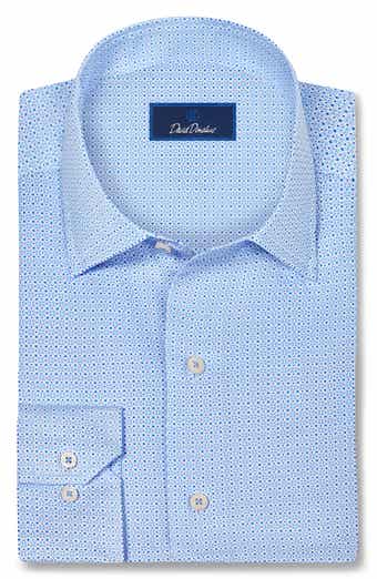 Geometric Cotton Sport Shirt