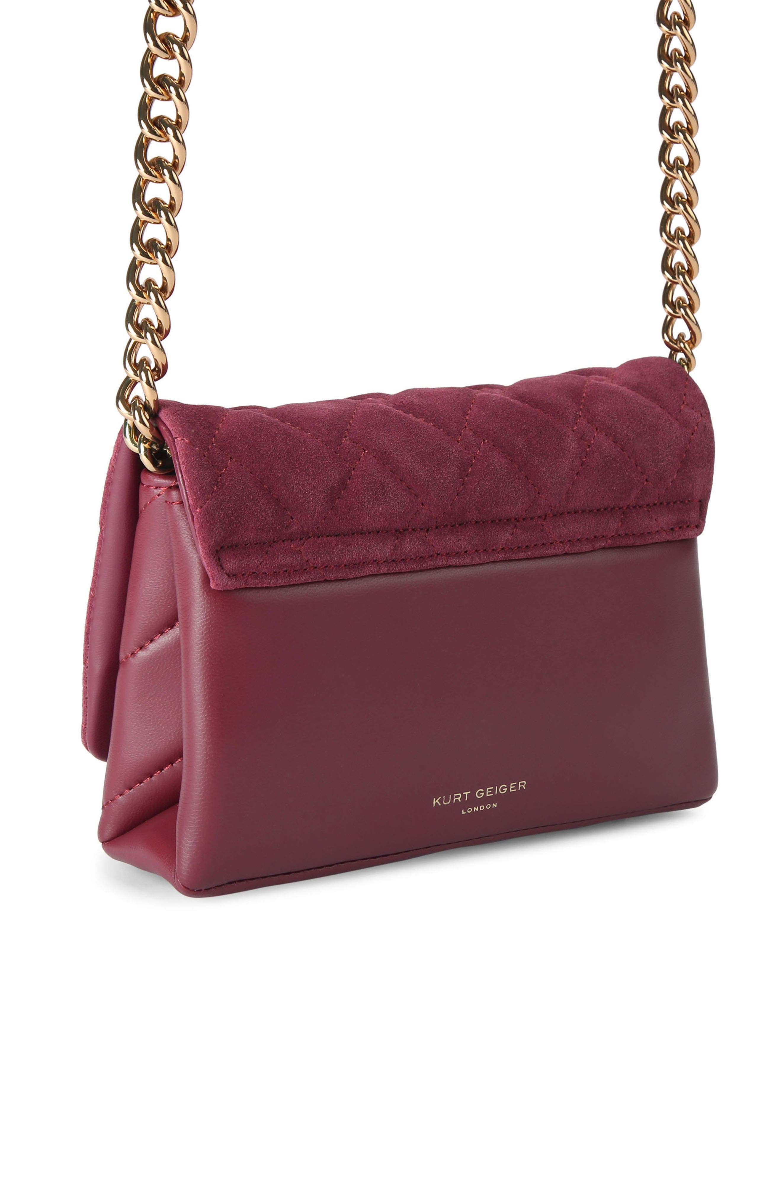 Kurt Geiger London Mini Kensington Quilted Crossbody Bag, Alternate, color, 