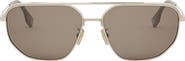 Fendi Travel 61mm Rectangular Sunglasses