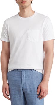 Brooks Brothers Cotton Jersey Knit Pocket T-Shirt