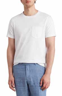 Brooks Brothers Cotton Jersey Knit Pocket T-Shirt