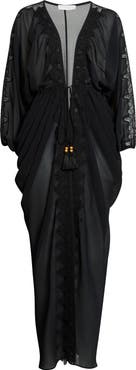 Ramy Brook Bernice Lace Trim Cover-Up