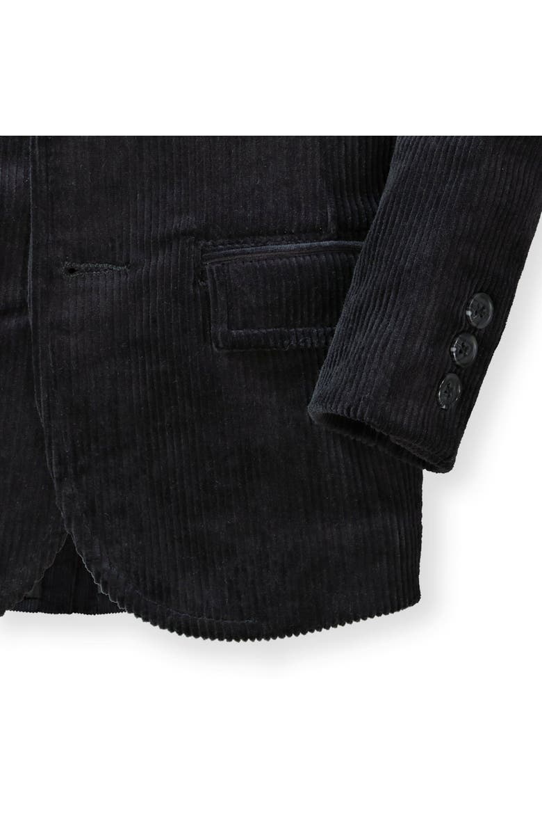 Boys' Organic Corduroy Blazer, Kids, Alternate, color, Black Corduroy