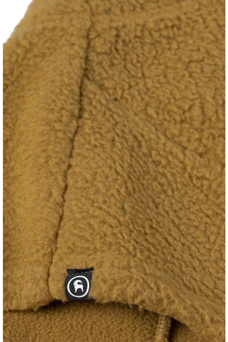 Wander Pile-Fleece Hood, Alternate, color, Bistre
