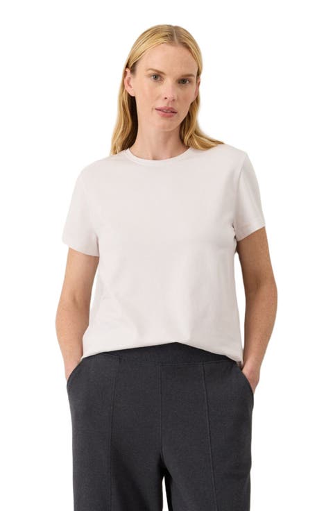 Luxe Essential Crewneck Tee Made With Organic Cotton