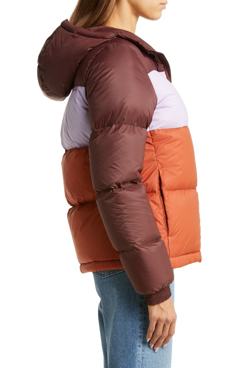 Solazo 600 Fill Power Down Water Repellent Hooded Jacket, Alternate, color, CHESTNUT SPICE