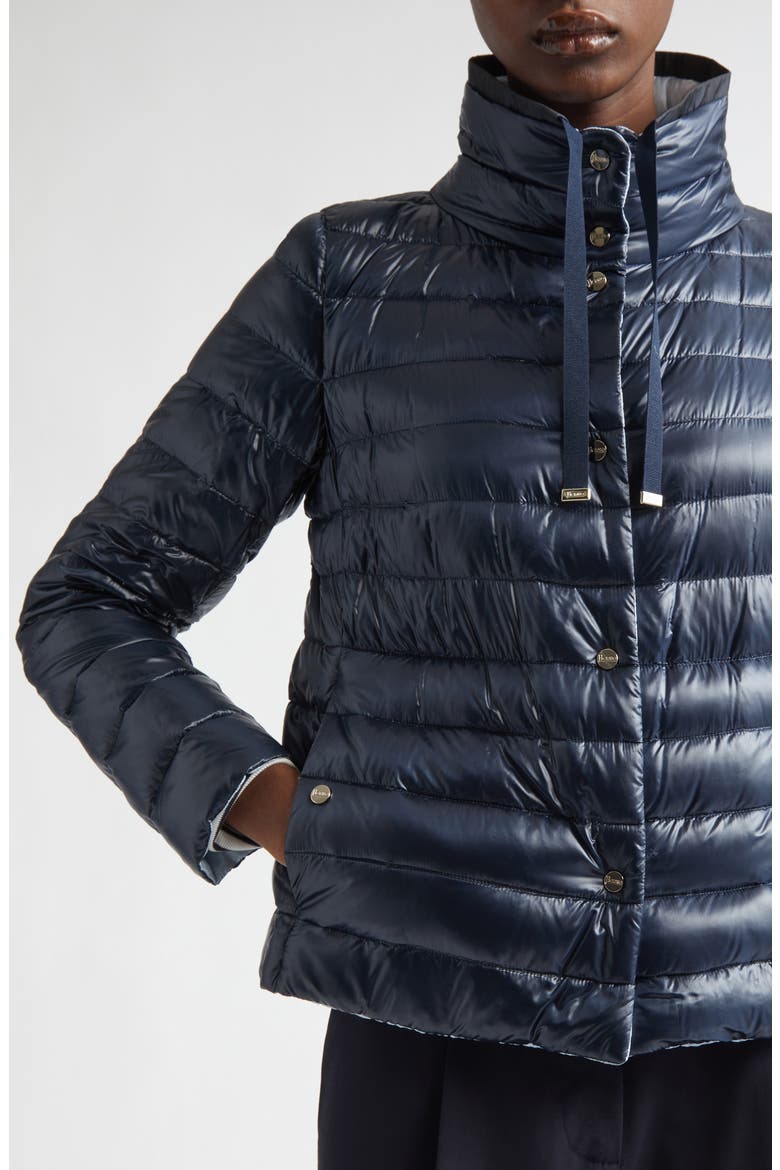 Ultralight Reversible Down Jacket, Alternate, color, 9290 NAVY TO PEARL GREY