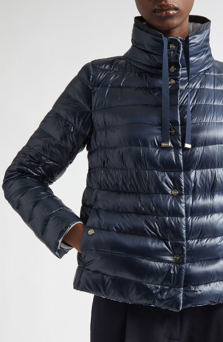 Herno Ultralight Reversible Down Jacket, Alternate, color, 9290 Navy To Pearl Grey