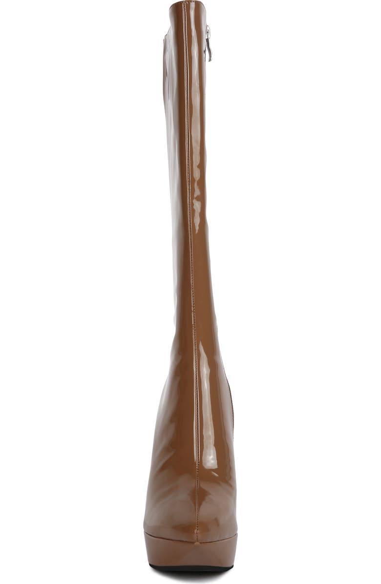 Rag & Co Chatton Platform Knee High Boot, Alternate, color, Tan