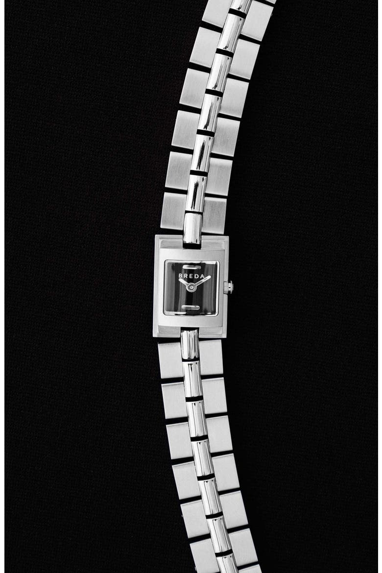 Relic Square Bracelet Watch, 16mm, Alternate, color, SILVER