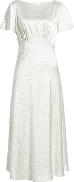 Lucy Paris Anastasia Dot Midi Dress