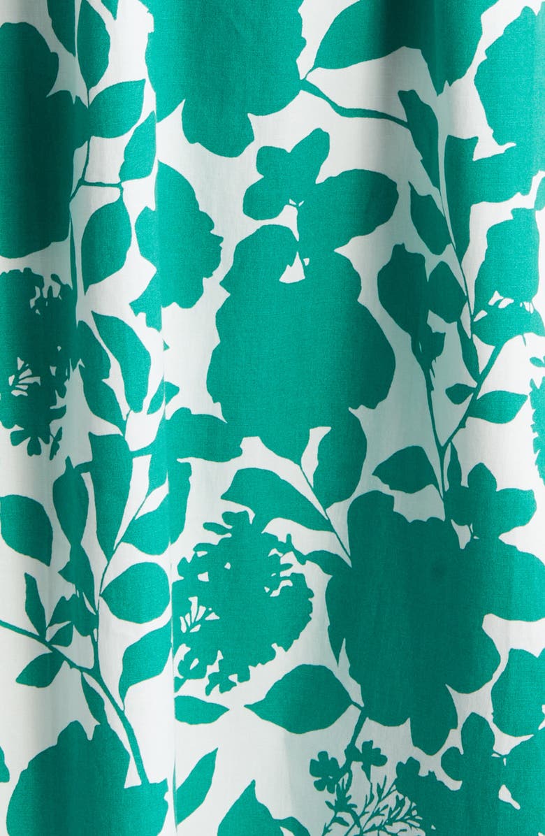 Anne Klein Floral Smocked Midi Dress, Alternate, color,