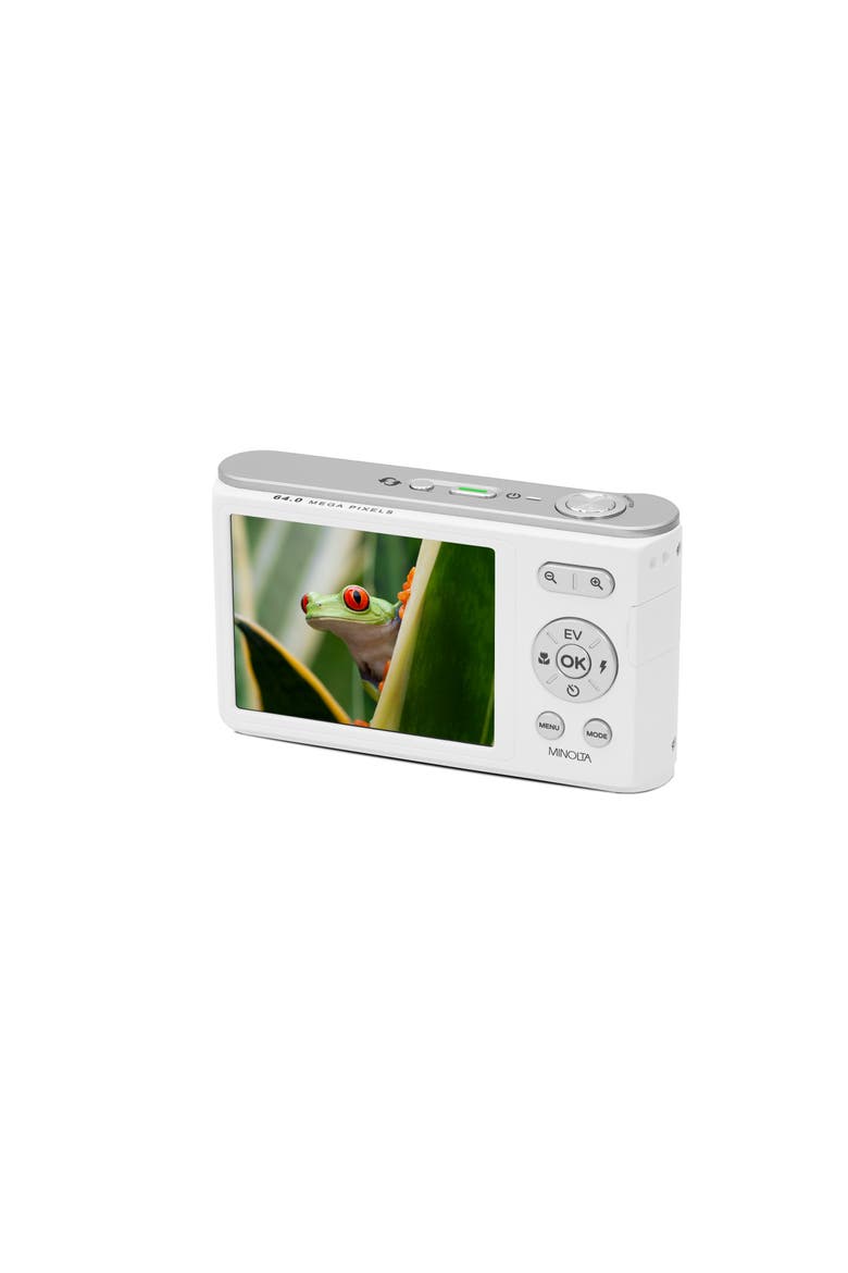 MNZ6E 2VIEW 64 MP / 4K Dual Screen Camera w/6X Zoom, Alternate, color, White