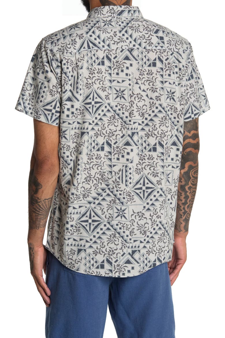 Irie Short Sleeve Shirt, Alternate, color, FOG