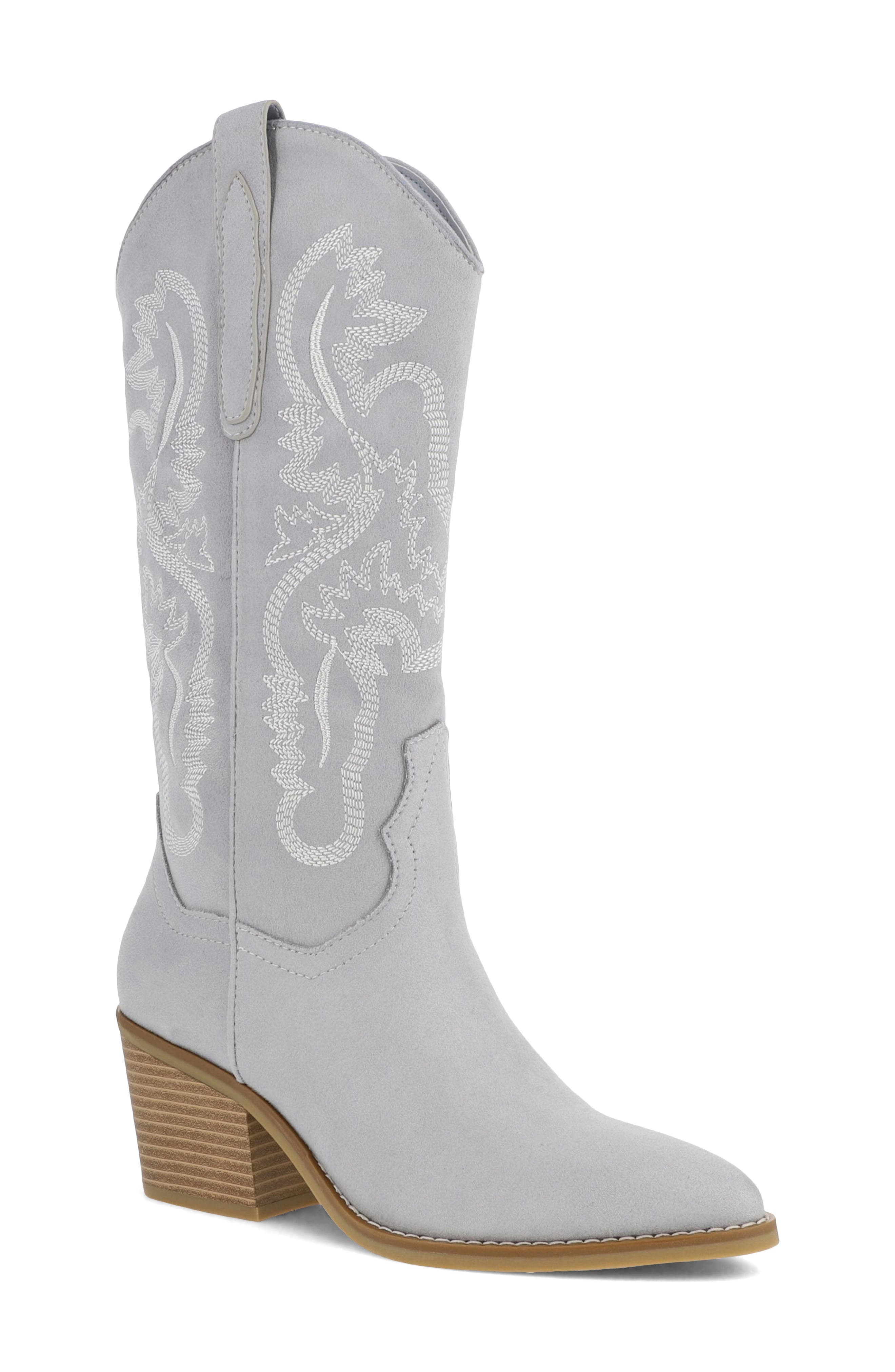 MIA Crosley Western Boot, Main, color, Light Blue
