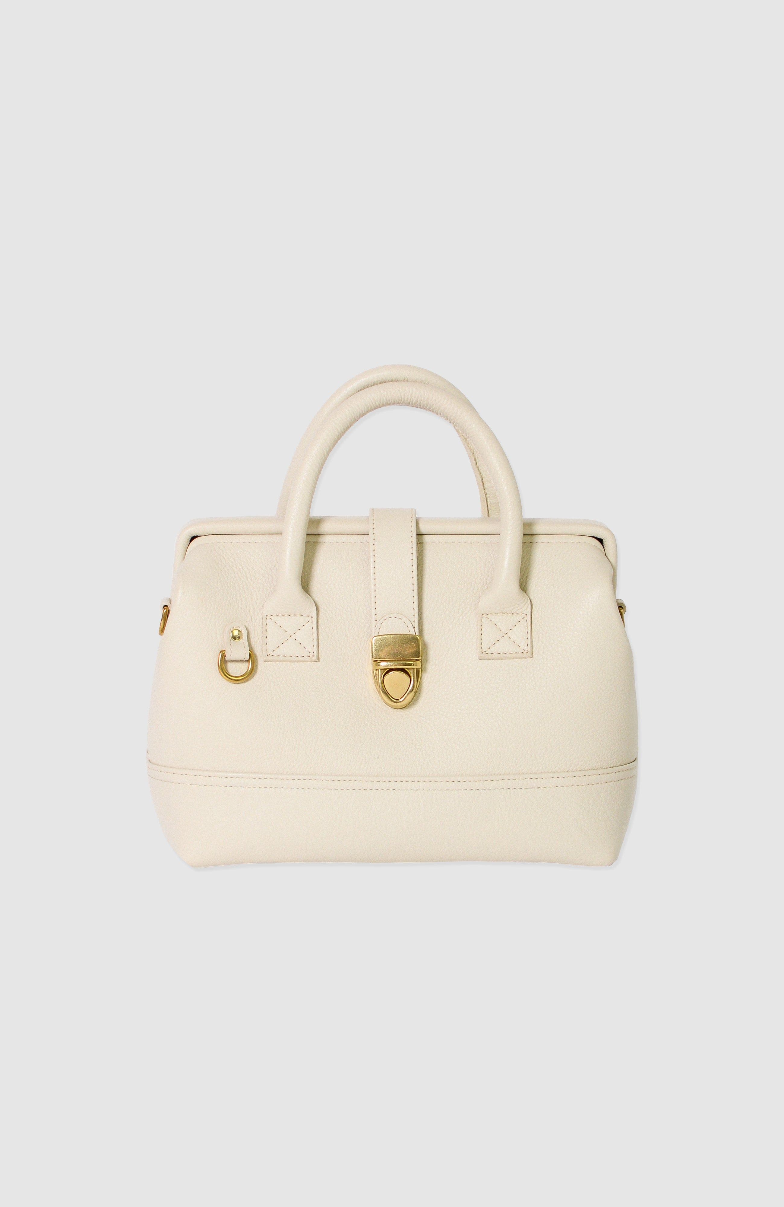 TAH Doctor Bag Petite in Bone 