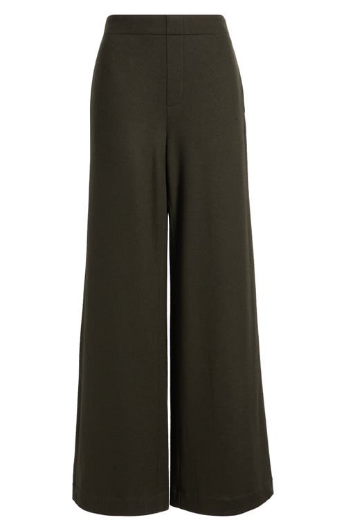 Rag & Bone Melanie Japanese Wool Wide Leg Pants In Black