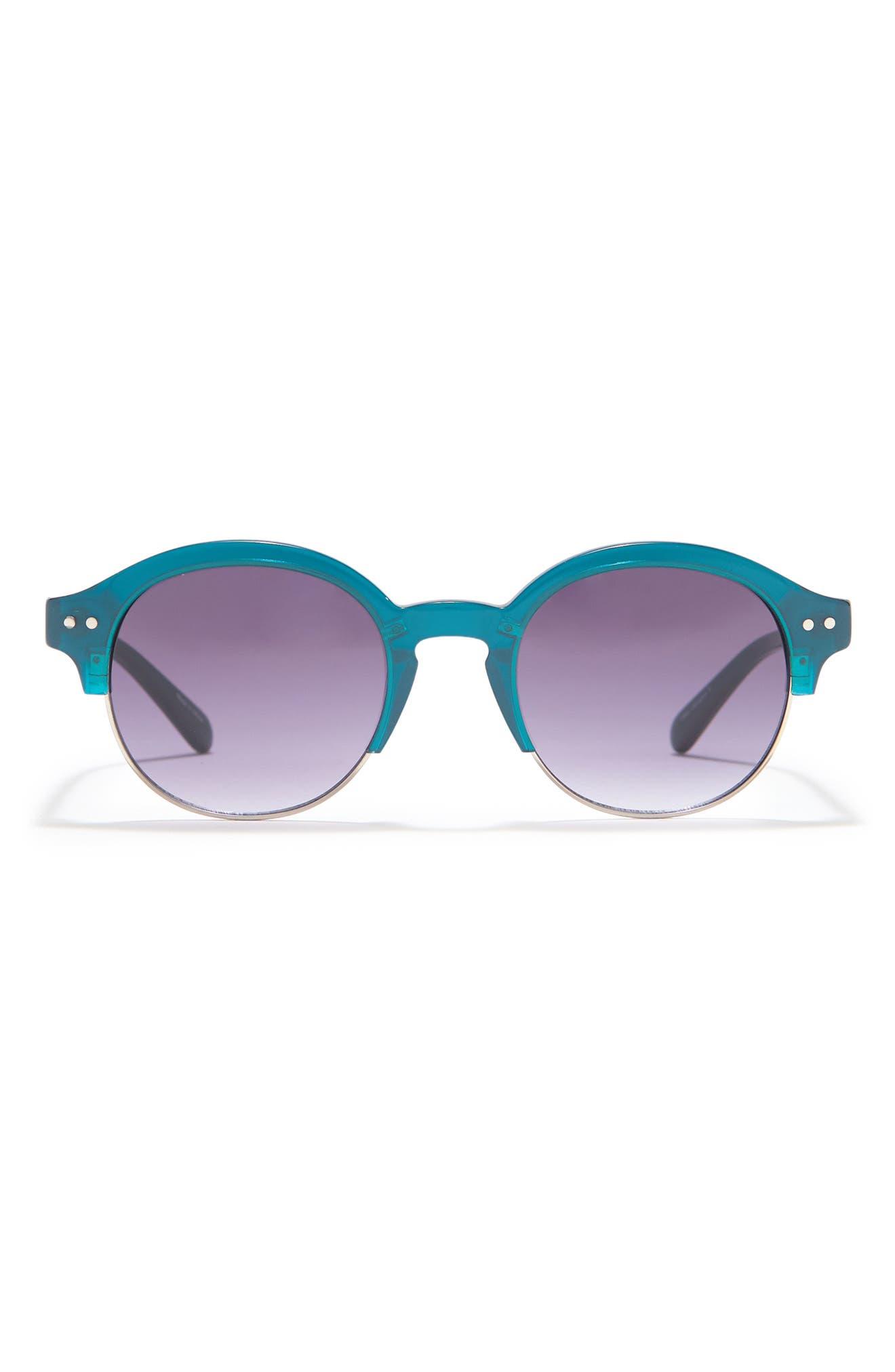 Isaac Mizrahi New York 49mm Round Sunglasses