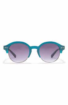 Isaac Mizrahi New York 49mm Round Sunglasses