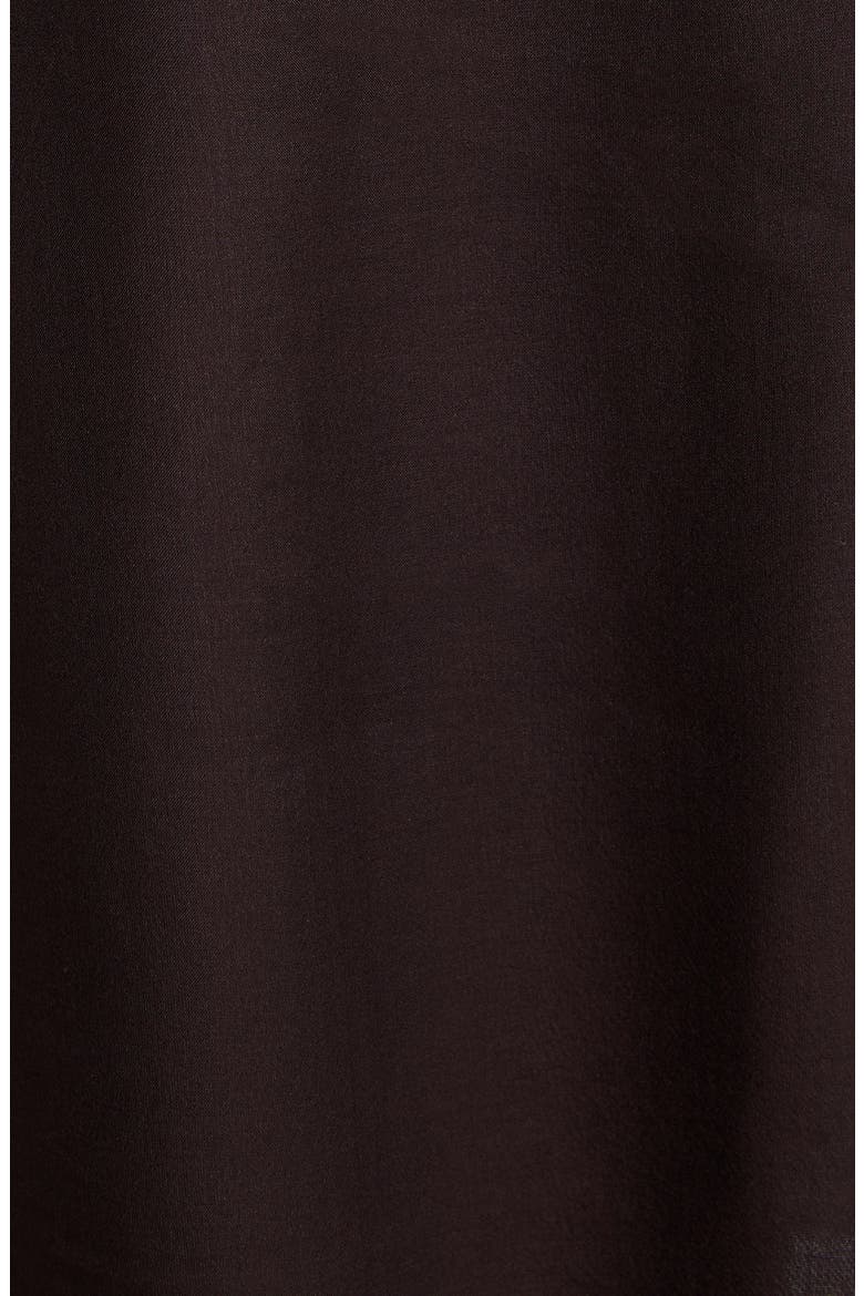 Mimosa Linen Blend Swing Dress, Alternate, color, CHOCOLATE