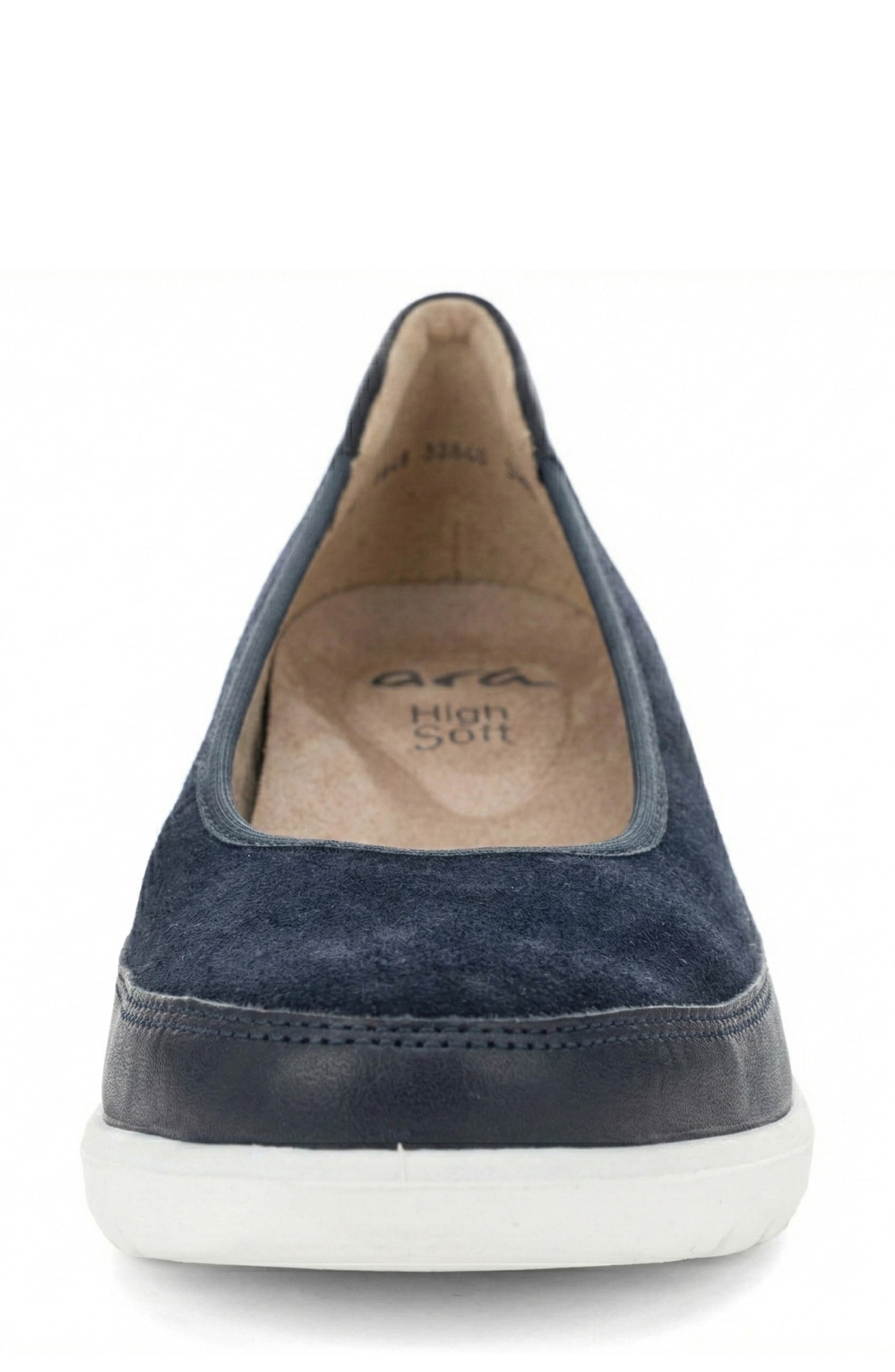 Zinnia Wedge Loafer, Alternate, color, BLUE