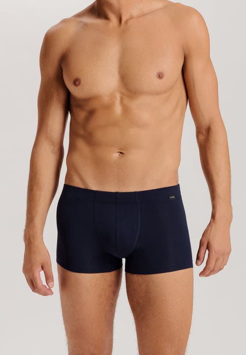 Hanro Cotton Essentials 2-pack Cotton Boxer Briefs With Covered Waistband In Multi