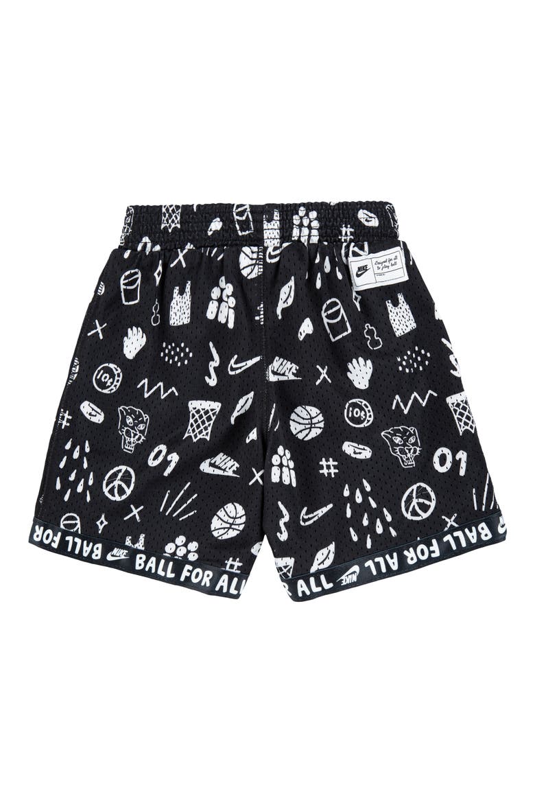 Kids' Basketball Shorts, Alternate, color, BLACK